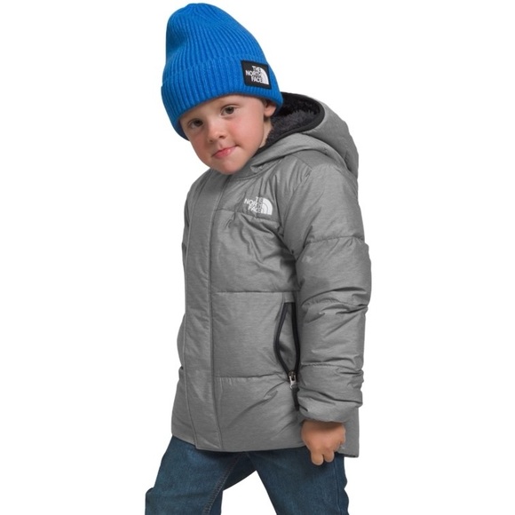 The North Face Gray North Hooded Water Repellent 600 Fill Power Down Jacket 2Y - Picture 1 of 10